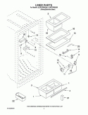 LINER PARTS Diagram and Parts List for EL88TRRWQ00  Whirlpool Refrigerator