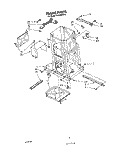 FRAME Diagram and Parts List for TU4000XRP3  Whirlpool Trash Compactor