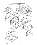AIRFLOW & CONTROL Diagram and Parts List for ACU082XX1  Whirlpool Air Conditioner