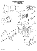 UPPER UNIT PARTS Diagram and Parts List for KSSC36QTS02  KitchenAid Refrigerator