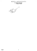 MISCELLANEOUS, LIT/OPTIONAL Diagram and Parts List for 7DU900PCDQ2  Whirlpool Dishwasher