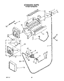 Part Location Diagram of LIT2000120 Whirlpool Service & Wiring Sheet
