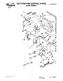 SECTION Diagram and Parts List for AD0502XA0  Whirlpool Dehumidifier