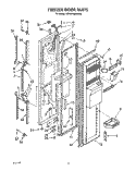 Part Location Diagram of 2152878 Whirlpool TRIM-DOOR