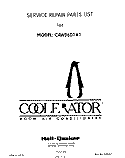 SECTION Diagram and Parts List for CAW06D1A1  Whirlpool Air Conditioner