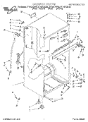 CABINET Diagram and Parts List for ET14NKXEN00  Whirlpool Refrigerator