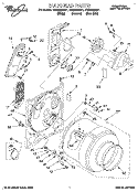 SECTION Diagram and Parts List for CEE2990AG1  Whirlpool Dryer
