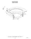 HEATER Diagram and Parts List for 4KUDA220TW2  KitchenAid Dishwasher