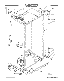 CABINET Diagram and Parts List for KSSS36DAW01  KitchenAid Refrigerator