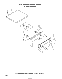 TOP AND CONSOLE Diagram and Parts List for LG4936XMW0  Whirlpool Dryer