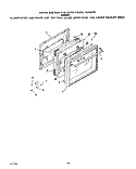 FULL GLASS UPPER OVEN AND LOWER BROILER Diagram and Parts List for 1093B3A  Roper Wall Oven