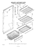 BREAKER AND SHELF Diagram and Parts List for KRFF15KSWHY0  KitchenAid Freezer