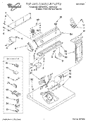 TOP AND CONSOLE, LIT/OPTIONAL Diagram and Parts List for LGR5634EZ0  Whirlpool Dryer