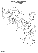 Part Location Diagram of 280238 Whirlpool TUB-OUTER
