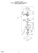 PUMP Diagram and Parts List for EC5100XFB0  Whirlpool Ice Maker