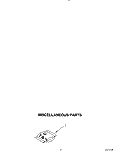 MISCELLANEOUS Diagram and Parts List for DU8500XX3  Whirlpool Dishwasher