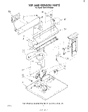 SECTION Diagram and Parts List for 3LE5710XMW0  Whirlpool Dryer