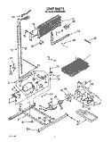 UNIT Diagram and Parts List for ET20NKXXF01  Whirlpool Refrigerator