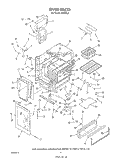OVEN Diagram and Parts List for N9257L2  Roper Range