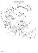CONTROL, LIT/OPTIONAL Diagram and Parts List for 3XARG478GF00  Whirlpool Refrigerator