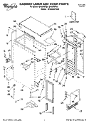 CABINET LINER AND DOOR PARTS Diagram and Parts List for GI15NFRTB0  Whirlpool Ice Maker
