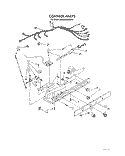 CONTROL Diagram and Parts List for JWARG482WP01  Whirlpool Refrigerator