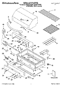 Part Location Diagram of 4455192 Whirlpool BEZEL-KNOB