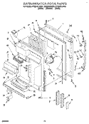 REFRIGERATOR DOOR Diagram and Parts List for ET25DQLDN01  Whirlpool Refrigerator