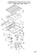 COMPARTMENT SEPARATOR Diagram and Parts List for ET14NKXEN00  Whirlpool Refrigerator