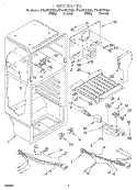 Part Location Diagram of 2197417 Whirlpool COVER-EVAP