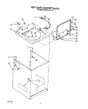 TOP AND CABINET, LIT/OPTIONAL Diagram and Parts List for KAWE540WAL2  KitchenAid Washer