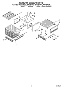 FREEZER SHELF PARTS Diagram and Parts List for KSSS48FKB02  KitchenAid Refrigerator
