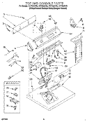 Part Location Diagram of 3401334 Whirlpool SWITCH-CYC