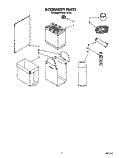 ACCESSORY Diagram and Parts List for KUCC151V0  KitchenAid Trash Compactor