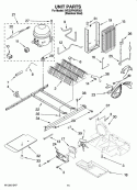 UNIT PARTS Diagram and Parts List for 5VES3FHGRS03  Whirlpool Refrigerator
