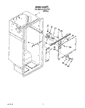 LINER Diagram and Parts List for 3HKGN500001  Whirlpool Refrigerator