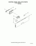 Part Location Diagram of WPW10500088 Whirlpool Control Panel