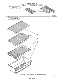 SHELF Diagram and Parts List for ET14JKXMWR5  Whirlpool Refrigerator
