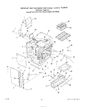 OVEN DOOR Diagram and Parts List for 1456X1A  Roper Range