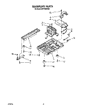 Part Location Diagram of 4339375 Whirlpool Foot, Right