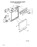 Part Location Diagram of 3369607 Whirlpool CONSOLE