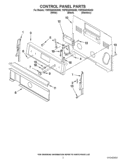 Part Location Diagram of W10918209 Whirlpool Push Button