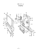 DOOR Diagram and Parts List for 8515L10  Roper Dishwasher