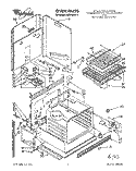 OVEN, LITERATURE Diagram and Parts List for RM278BXV7  Whirlpool Microwave Oven Combo