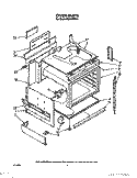 OVEN Diagram and Parts List for RS575PXR5  Whirlpool Range