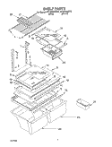 SHELF, OPTIONAL Diagram and Parts List for ET1MTKXKT01  Whirlpool Refrigerator