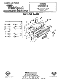 Part Location Diagram of 302259 Whirlpool Bezel Assembly, Pushbutton