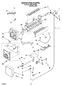 ICEMAKER Diagram and Parts List for KSSC48QKS01  KitchenAid Refrigerator