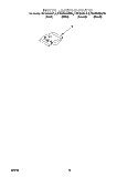 MISCELLANEOUS, LIT/OPTIONAL Diagram and Parts List for KUDG25SHAL0  KitchenAid Dishwasher