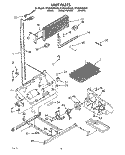 UNIT Diagram and Parts List for ET20DKXWN00  Whirlpool Refrigerator